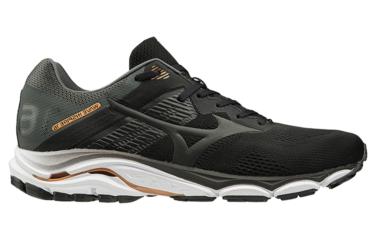 Order 美津濃 Wave Inspire 16 運動跑步鞋 黑白橙