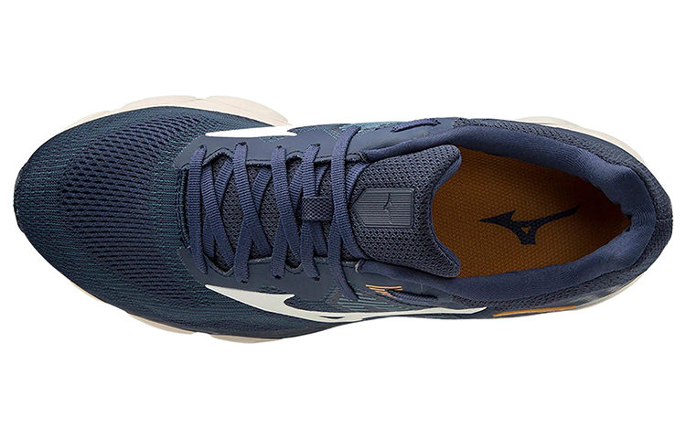 Lookbook Mizuno Wave Inspire 16 Extra Breit ''Blau Orange'' J1GC204541