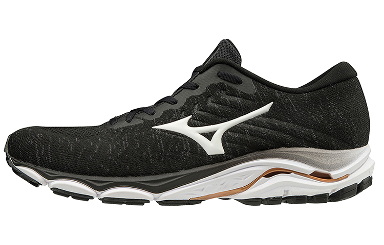 Mizuno Wave Inspire 16 Waveknit 'Black White Brown' J1GC201301