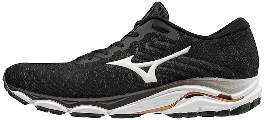 Mizuno Wave Inspire 16 Waveknit 'Black White Brown' J1GC201301 Buy Mizuno Wave Inspire 16 Waveknit 'Black White Brown' J1GC201301