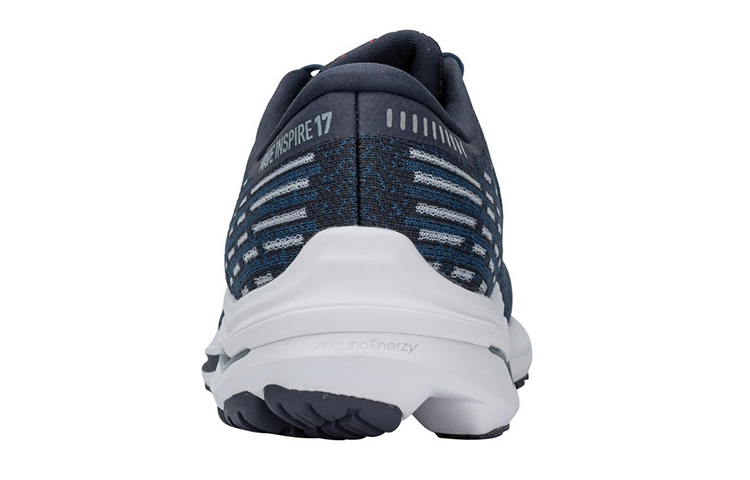 Shop Mizuno Wave Inspire 17 Waveknit 4E Breed ''Blauw Grijs'' J1GC212260