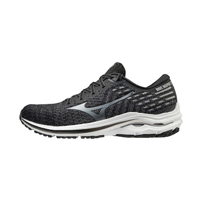 Mizuno Wave Inspire 17 Waveknit 'Black White'