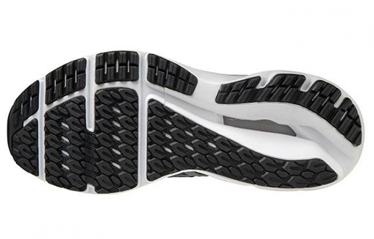 Lookbook Mizuno Wave Inspire 17 Waveknit 'Hitam Putih' J1GC211334