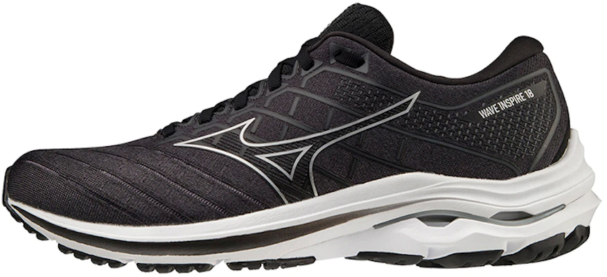 Mizuno Wave Inspire 18 4E Breit ''Schwarz Silber'' J1GC224504 Buy Mizuno Wave Inspire 18 4E Breit ''Schwarz Silber'' J1GC224504