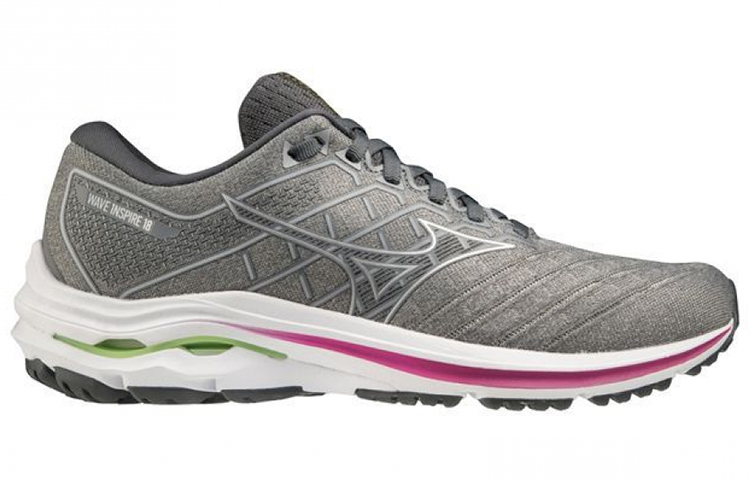 Order Mizuno Inspire 18波浪 舒適流行 防滑耐磨 低筒 跑步鞋 女款 灰白