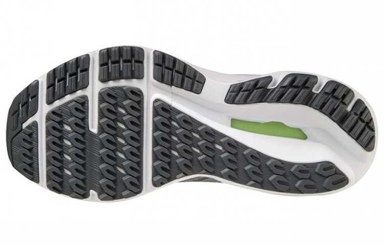 Lookbook Mizuno Inspire 18波浪 舒適流行 防滑耐磨 低筒 跑步鞋 女款 灰白