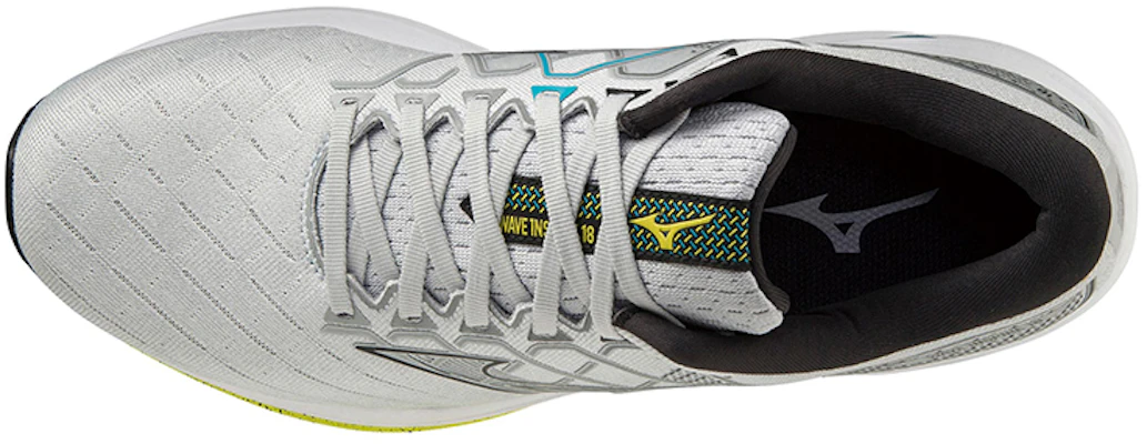 Mizuno Wave Inspire 18 ''Gris Clair Noir Jaune'' J1GC224409 Lookbook Mizuno Wave Inspire 18 ''Gris Clair Noir Jaune'' J1GC224409