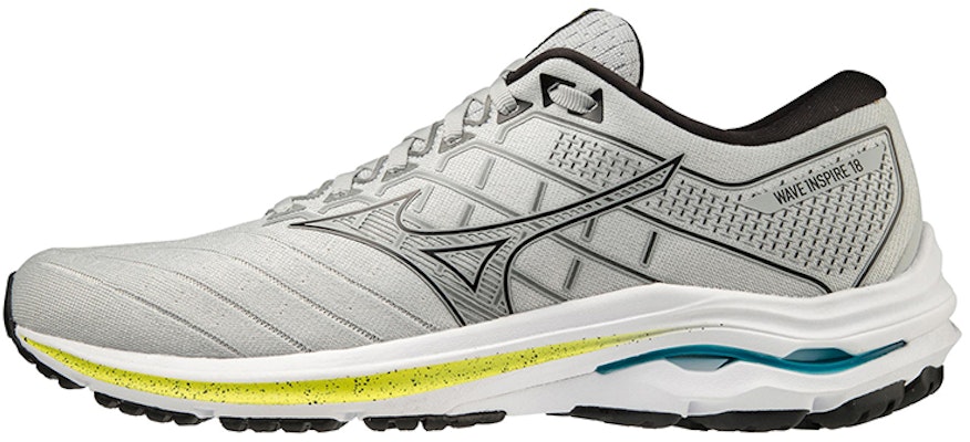 Mizuno Wave Inspire 18 'Light Gray Black Yellow' J1GC224409 Buy Mizuno Wave Inspire 18 'Light Gray Black Yellow' J1GC224409