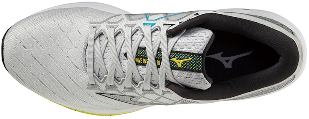 Mizuno Wave Inspire 18 'Light Gray Black Yellow' J1GC224409 Lookbook Mizuno Wave Inspire 18 'Light Gray Black Yellow' J1GC224409