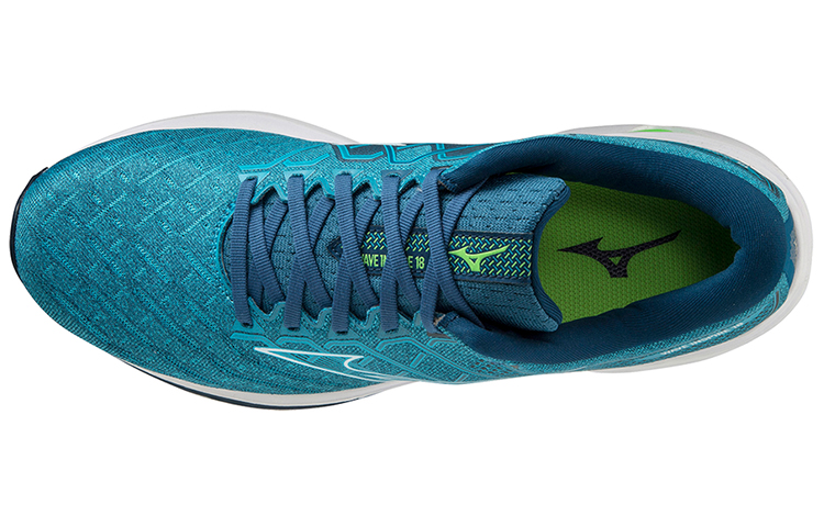 Lookbook Mizuno Wave Inspire 18 ''Bleu Marocain'' J1GC224402