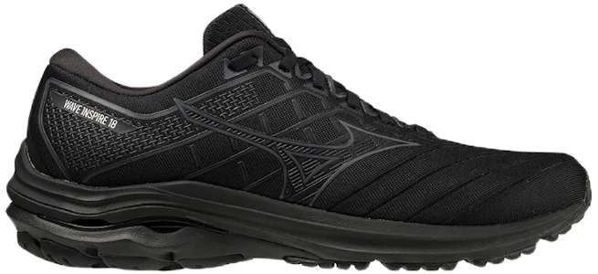 Lookbook Mizuno Wave Inspire 18 耐磨低筒跑步鞋 黑