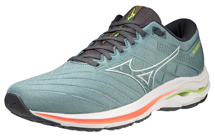 Lookbook Mizuno Wave Inspire 18 Super Wide ''Blauw Wit'' J1GC224501