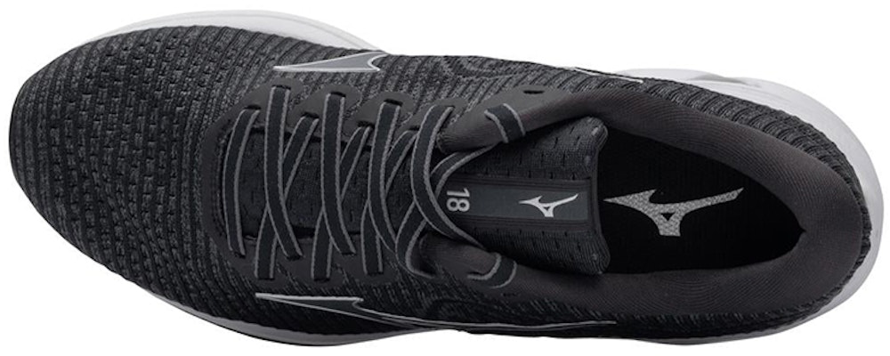 Mizuno Wave Inspire 18 Waveknit 'Black Anthracite' J1GC221304 Lookbook Mizuno Wave Inspire 18 Waveknit 'Black Anthracite' J1GC221304