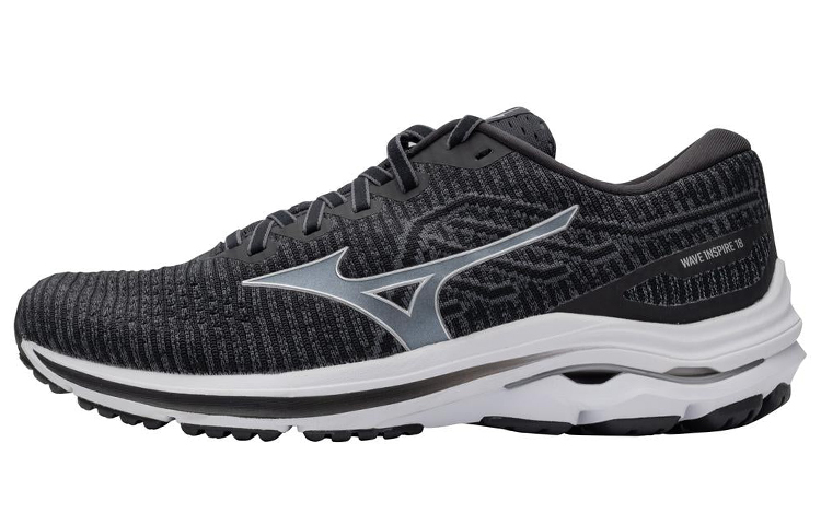 Mizuno Wave Inspire 18 Waveknit 'Black Anthracite' J1GC221304