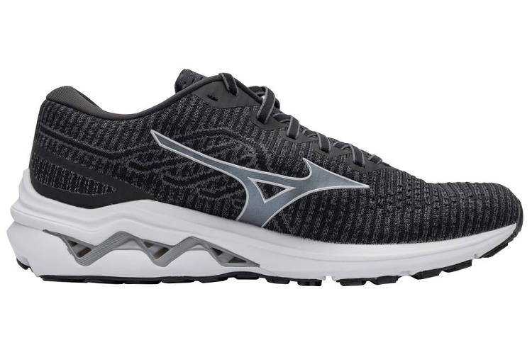 Order Mizuno Wave Inspire 18 Waveknit 'Black Anthracite' J1GC221304
