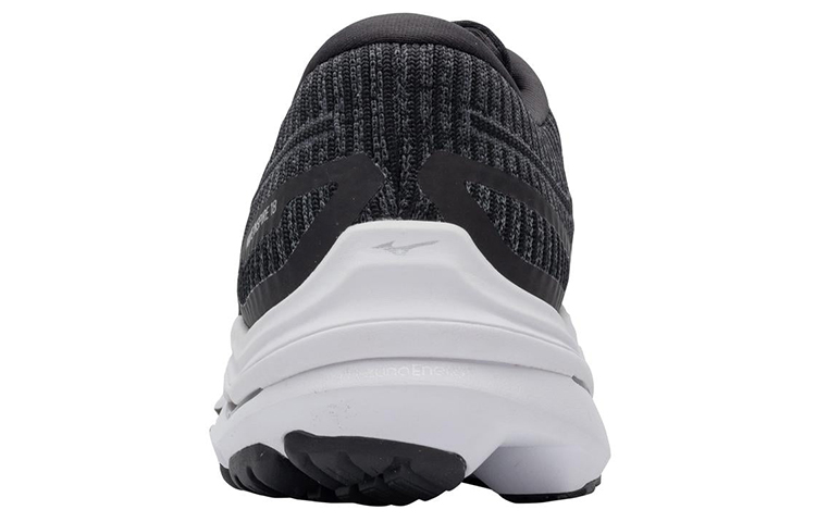 Shop Mizuno Wave Inspire 18 Waveknit 'Black Anthracite' J1GC221304