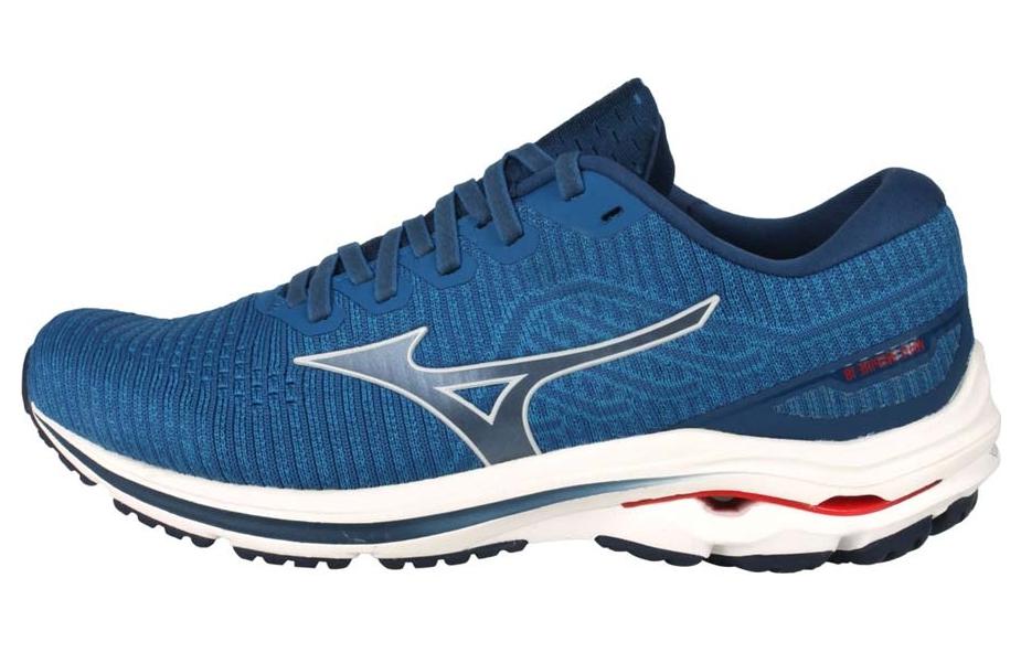 Buy Mizuno Wave Inspire 18 Waveknit 減震防滑耐磨 低筒 跑步鞋 藍白