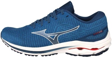 Mizuno Wave Inspire 18 Waveknit 'Blue White Red' J1GC222214 Mizuno Wave Inspire 18 Waveknit 'Blue White Red' J1GC222214