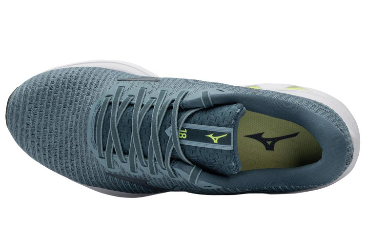 Lookbook Mizuno Wave Inspire 18 Waveknit Wide 'Blue' J1GC222224