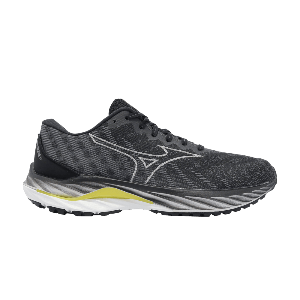 Mizuno Wave Inspire 19 2E Wide 'Black Blazing Yellow' J1GC232202
