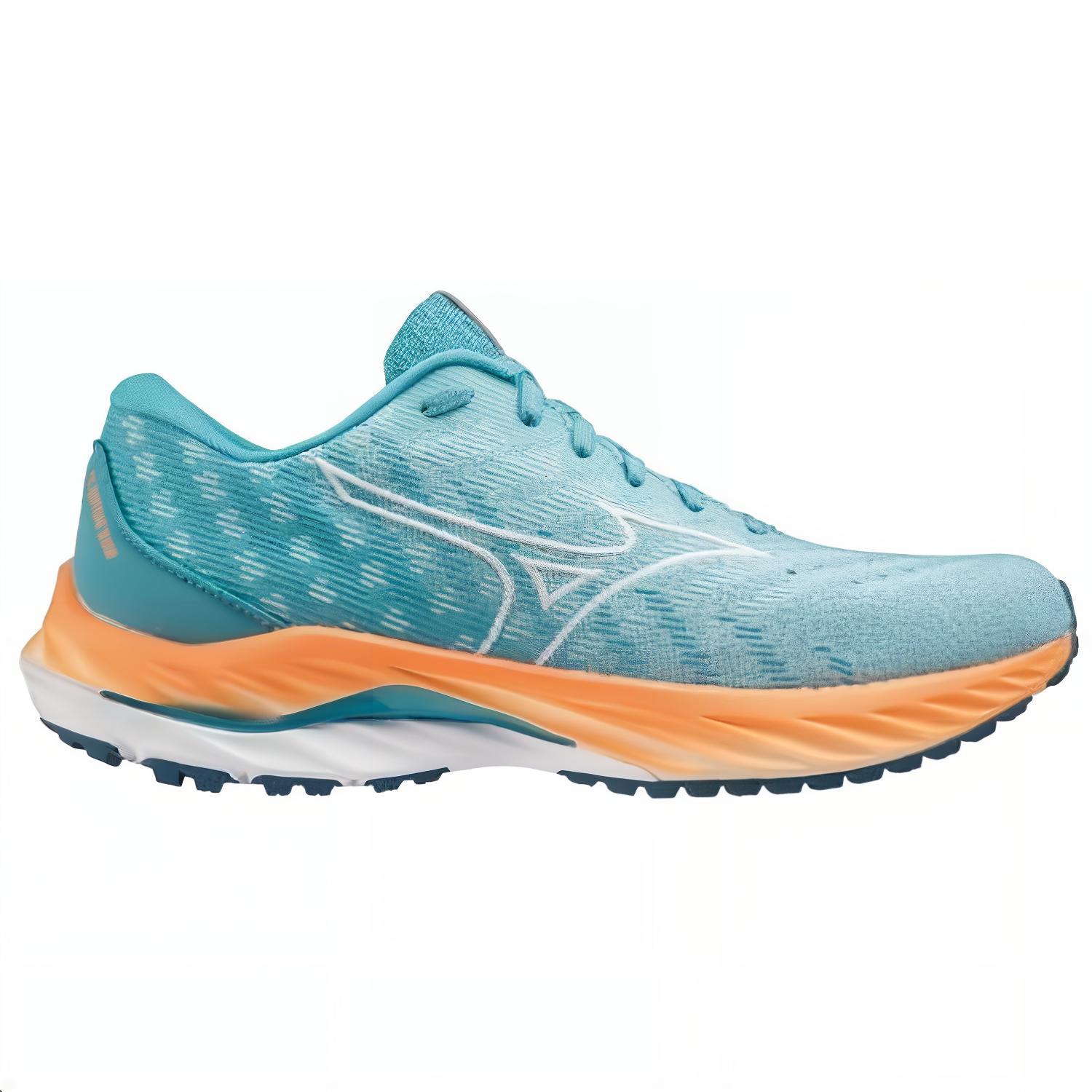 Order Mizuno Wave Inspire 19 4E Wide ''Aqua Oranje''. J1GD232921