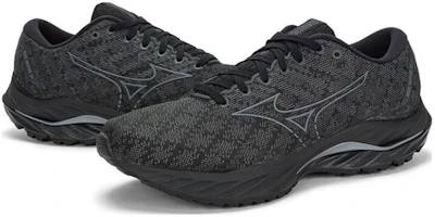 Lookbook Mizuno Wave Inspire 19 減震防滑耐磨 低筒 跑步鞋 男款 黑