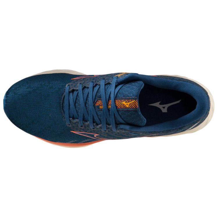 Lookbook Mizuno Wave Inspire 19 'Azul Ópalo Tigerlily' J1GC234455