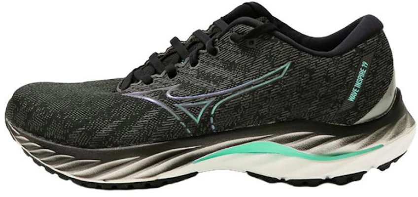 Mizuno Wave Inspire 19 防滑耐磨輕巧 低筒 跑步鞋 男款 黑 Buy Mizuno Wave Inspire 19 防滑耐磨輕巧 低筒 跑步鞋 男款 黑