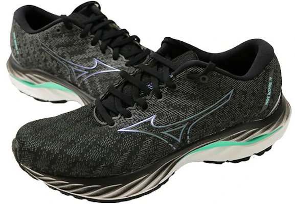 Mizuno Wave Inspire 19 防滑耐磨輕巧 低筒 跑步鞋 男款 黑 Lookbook Mizuno Wave Inspire 19 防滑耐磨輕巧 低筒 跑步鞋 男款 黑
