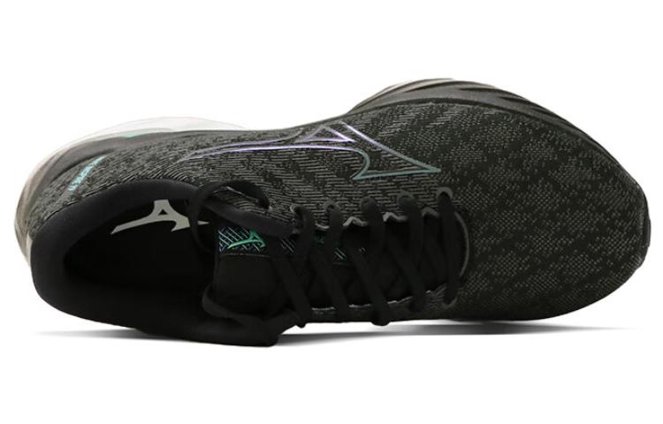 Shop Mizuno Wave Inspire 19 防滑耐磨輕巧 低筒 跑步鞋 男款 黑