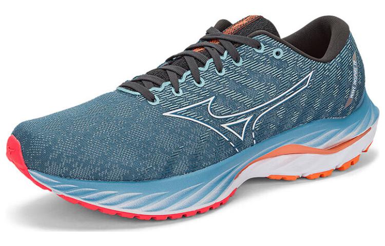 Order Mizuno Wave Inspire 19 防滑耐磨輕便 低筒 跑步鞋 男款 藍