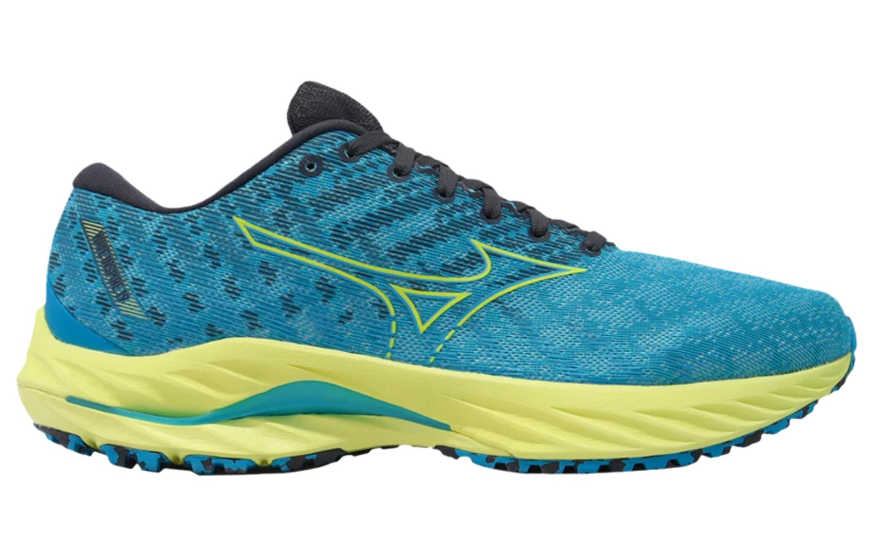 Order Mizuno Wave Inspire 19 Super Wide ''Jet Blue Bolt'' Hardloopschoenen J1GC234552