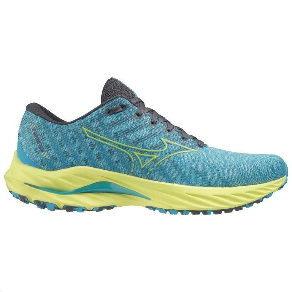 Details for Mizuno Wave Inspire 19 Super Wide ''Jet Blue Bolt'' Hardloopschoenen J1GC234552
