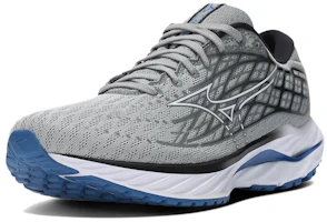 Lookbook Mizuno WAVE INSPIRE 20 舒適百搭防滑耐磨透氣 低筒 休閒跑步鞋 男女同款 灰色
