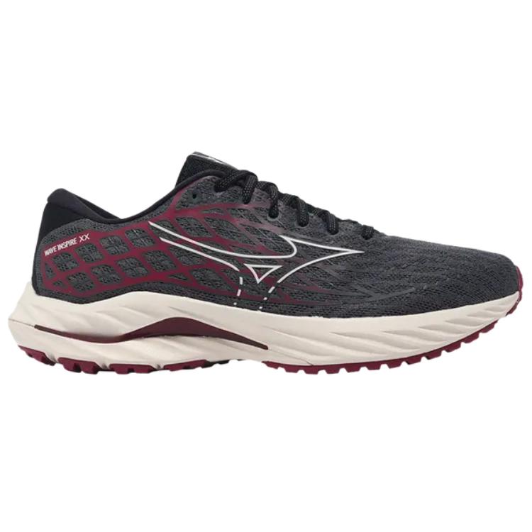 Lookbook Mizuno Wave Inspire 20 'Kelabu Merah' J1GC244453