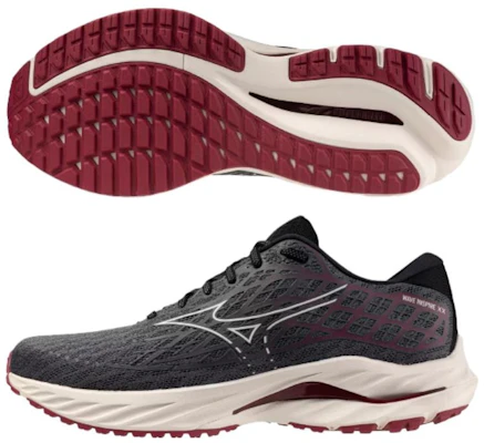 Mizuno Wave Inspire 20 'Grey Red' J1GC244453 Shop Mizuno Wave Inspire 20 'Grey Red' J1GC244453