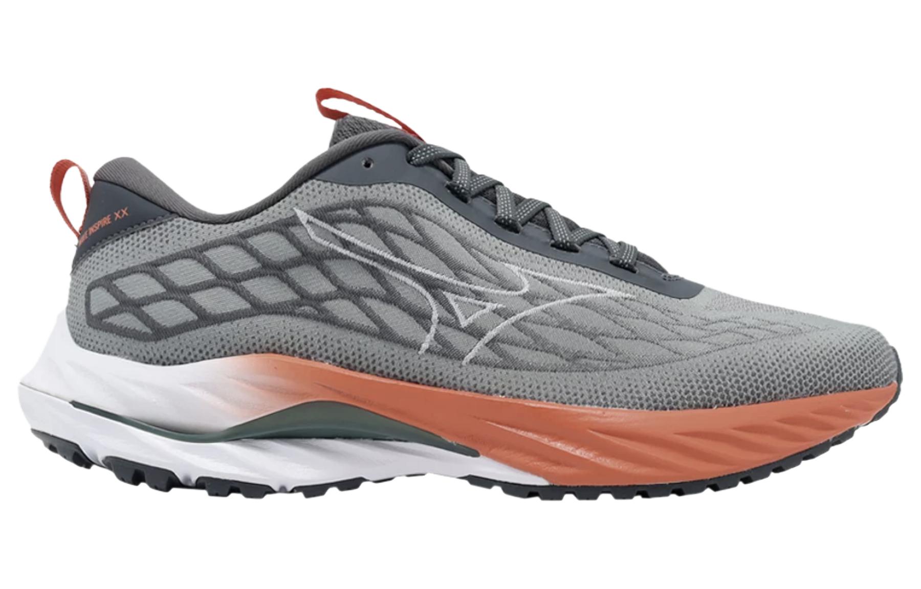 Lookbook Mizuno Wave Inspire 20 SSW 'Kelabu Jingga' J1GC241305