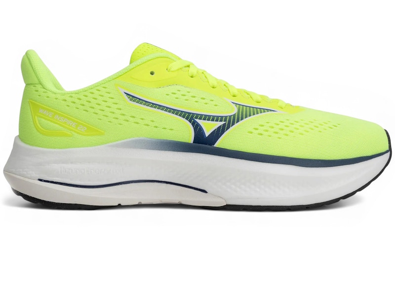 Mizuno Wave Inspire 22 'Yellow Navy' J1GC264402