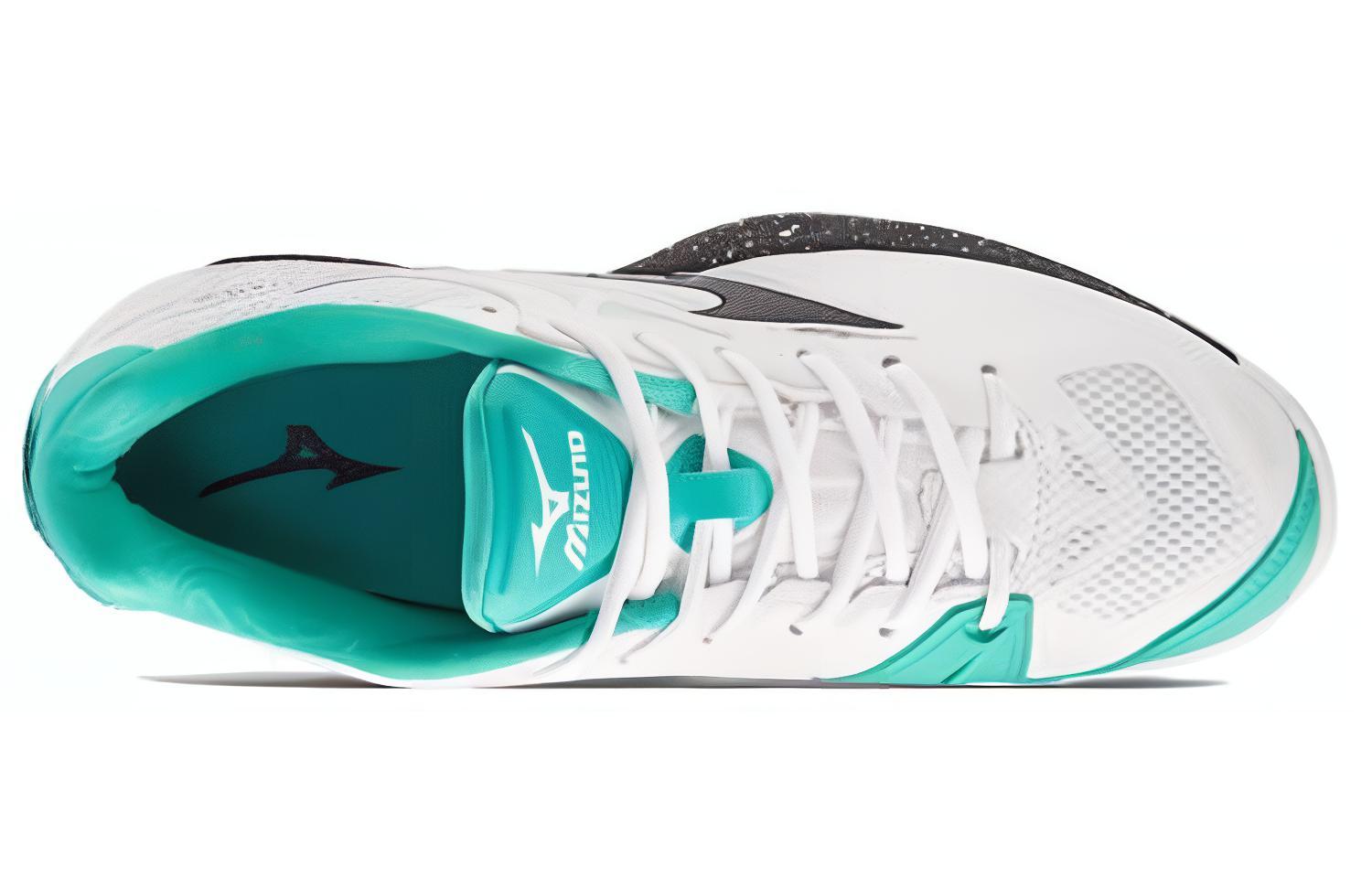 Lookbook Mizuno Wave Intense Tour 5 耐磨防滑 低筒運動網球鞋 男女皆宜 白綠