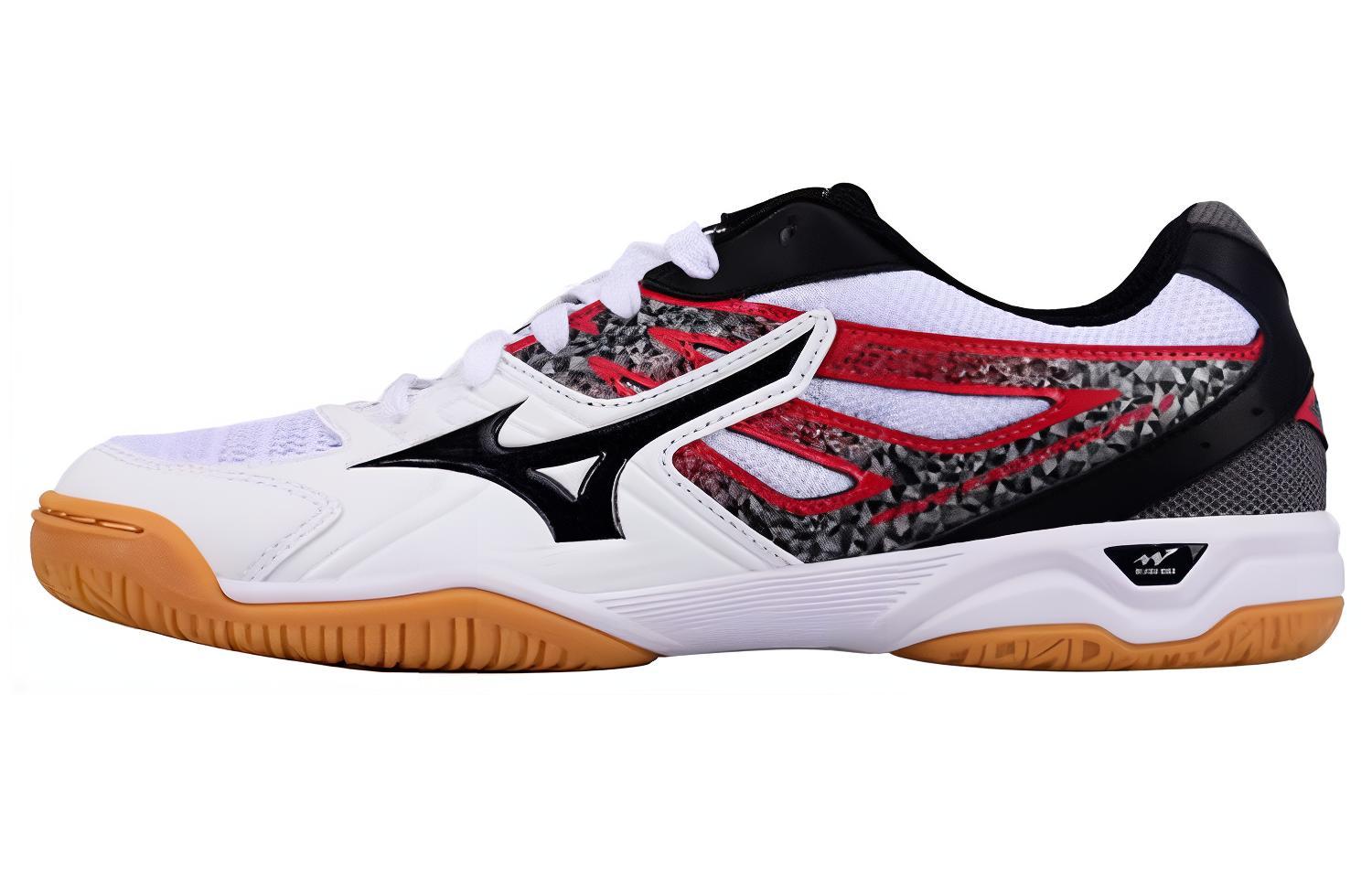 Mizuno Wave Kaiserburg 4 'Black White Red' 81GA182009