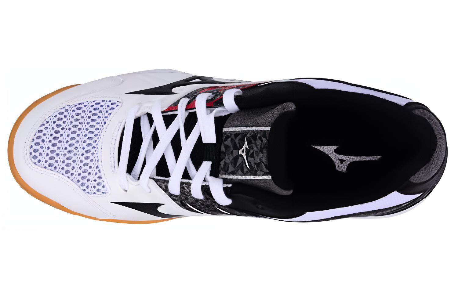 Lookbook Mizuno Wave Kaiserburg 4 'Black White Red' 81GA182009