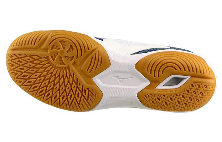 Shop ミズノ ウェーブカイザーブルク4 青黄 (Mizuno Uēbu Kaizāburuku 4 Ao Ki) 81GA162027