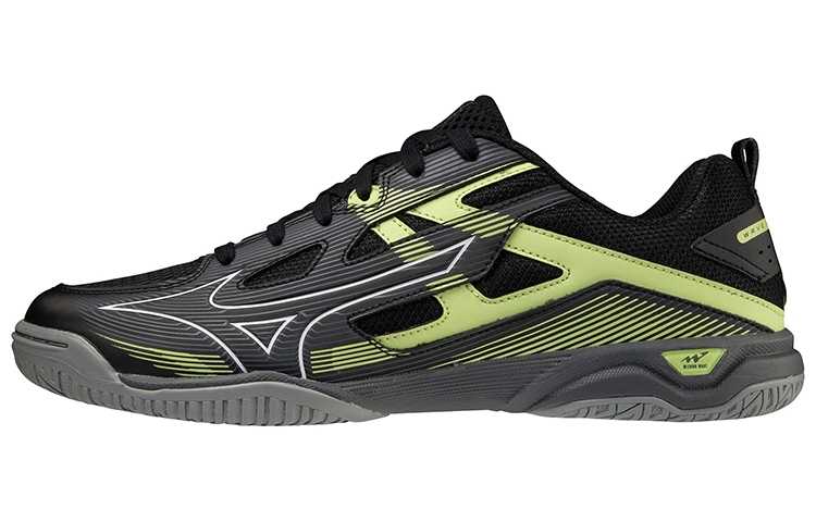 Buy Mizuno Wave Kaiserburg 7 Chaussures Ping Pong/ Tennis de Table Noir Jaune 81GA222001