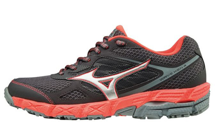 Mizuno Wave Kien 4 Low Tops Wear-resistant Black Red J1GK177304