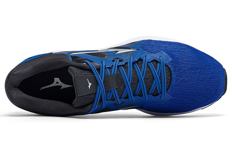 Lookbook Mizuno Wave Kizuna ''Blauw Zwart'' J1GC191003