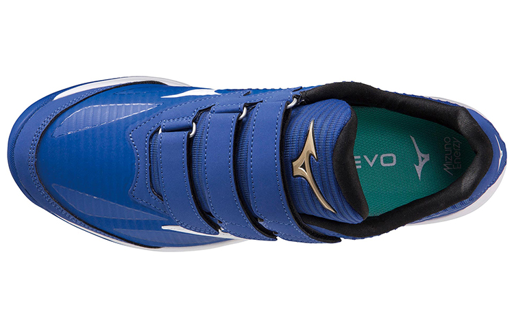 Lookbook Mizuno Wave Light Revolan Elite ''Blau Weiß'' 11GT221027
