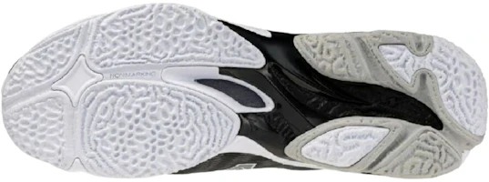 Shop Mizuno Wave Lightning Elite 寬楦版『黑白灰』 V1GA260152