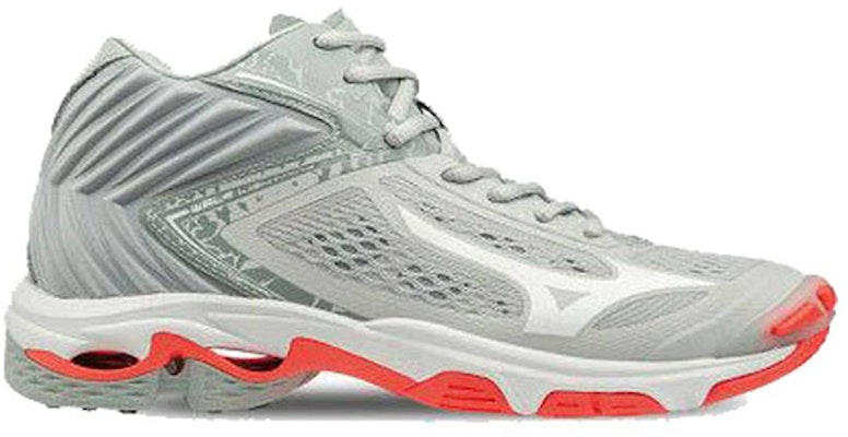 Mizuno Wave Lightning Mid 'Gris Blanco' V1GC190560 Order Mizuno Wave Lightning Mid 'Gris Blanco' V1GC190560