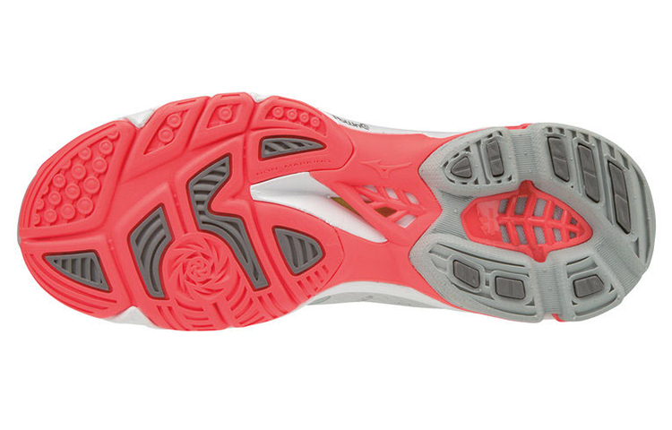 Mizuno Wave Lightning Mid 'Grey White' 圖 4