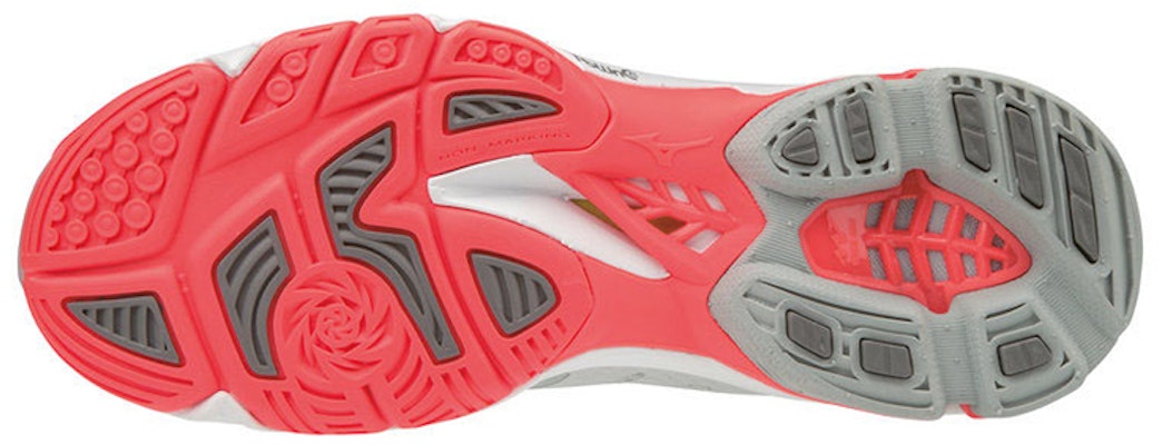 Mizuno Wave Lightning Mid 'Gris Blanco' V1GC190560 Shop Mizuno Wave Lightning Mid 'Gris Blanco' V1GC190560